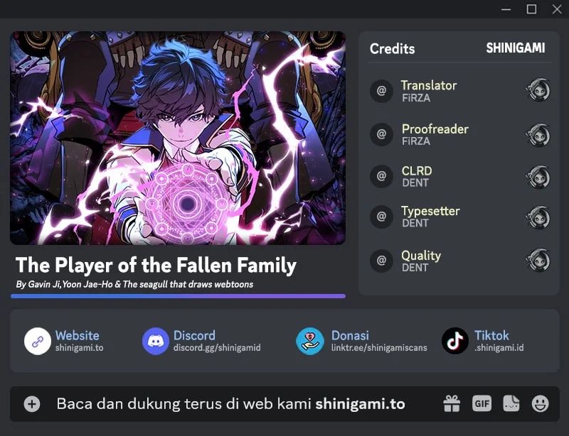 Komik The Player Of The Fallen Family Chapter 19 gambar nomor 1