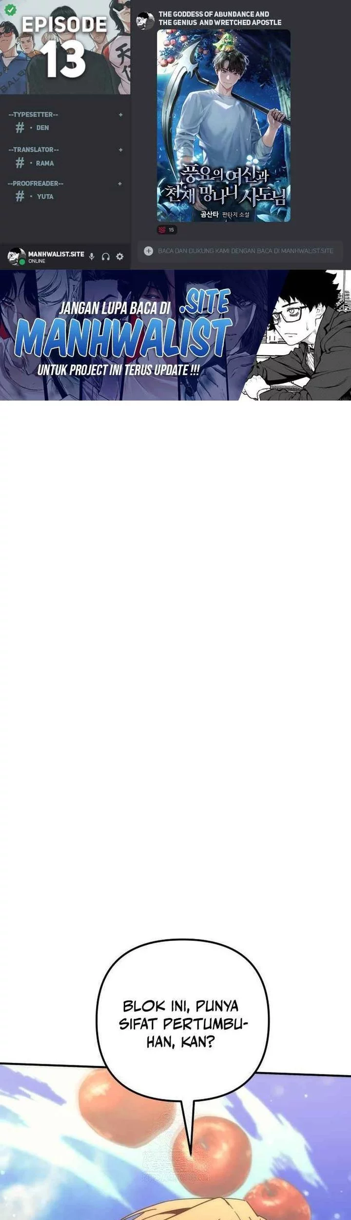 Komik The Rebellious Apostle of the Harvest Goddess Chapter 13 gambar nomor 1