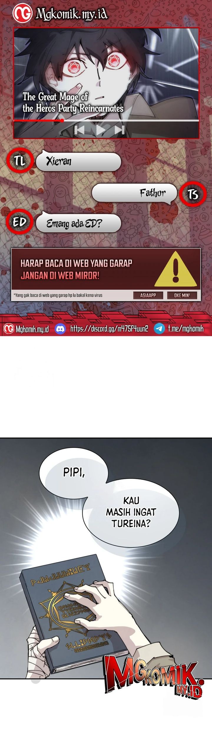 Komik The Rebirth of the Hero’s Party’s Archmage Chapter 82 gambar nomor 1