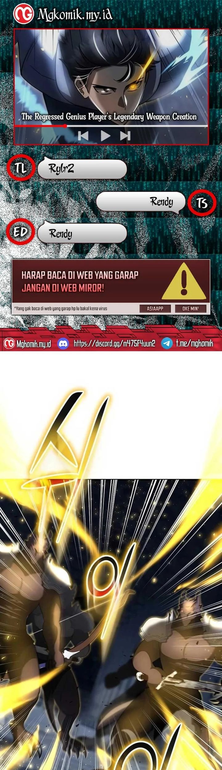 Komik The Regressed Genius Player’s Legendary Weapon Creation Chapter 43 gambar nomor 1