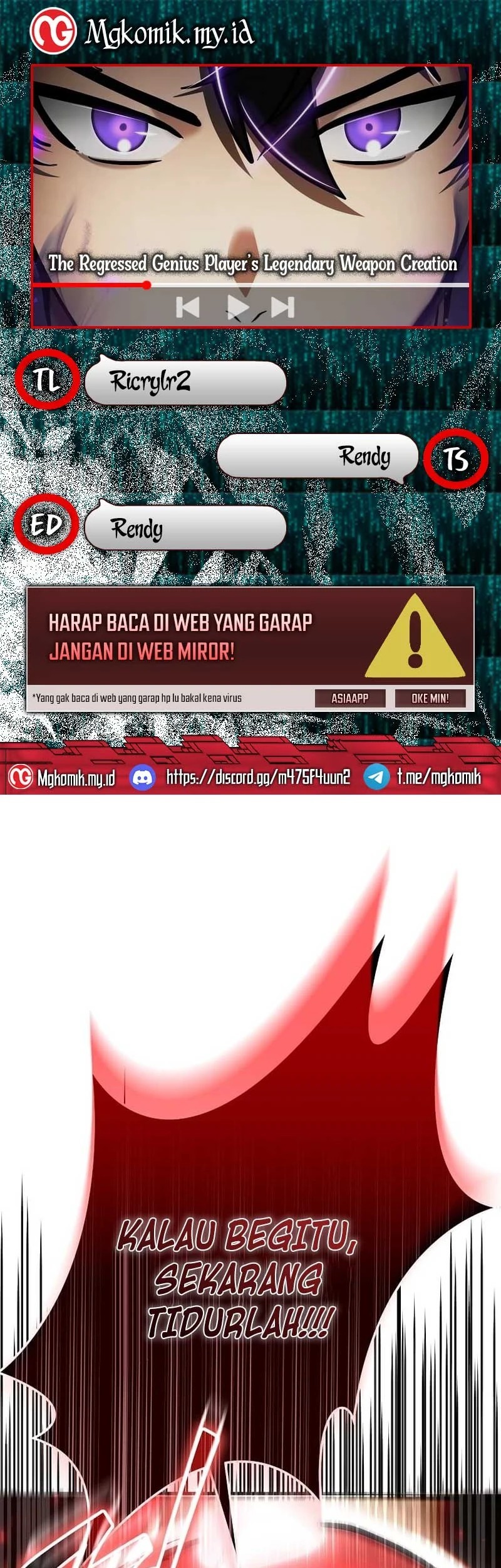 Komik The Regressed Genius Player’s Legendary Weapon Creation Chapter 55 gambar nomor 1