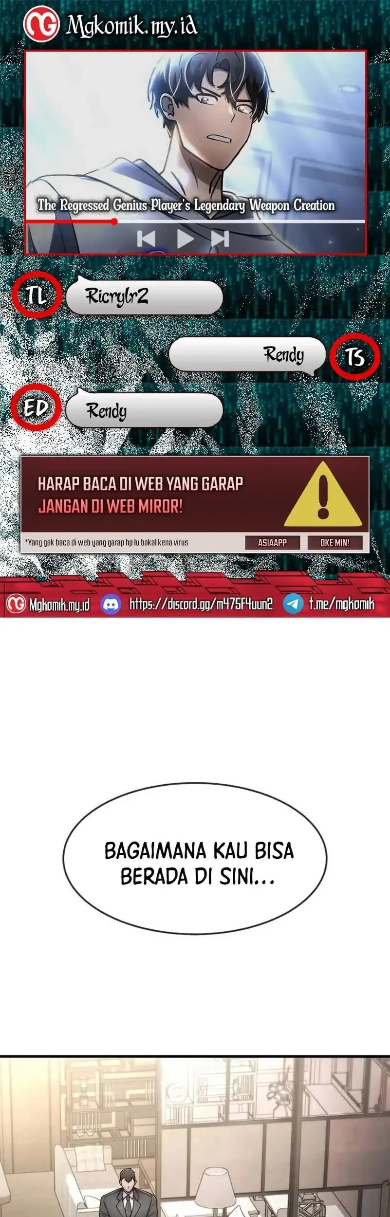 Komik The Regressed Genius Player’s Legendary Weapon Creation Chapter 65 gambar nomor 1
