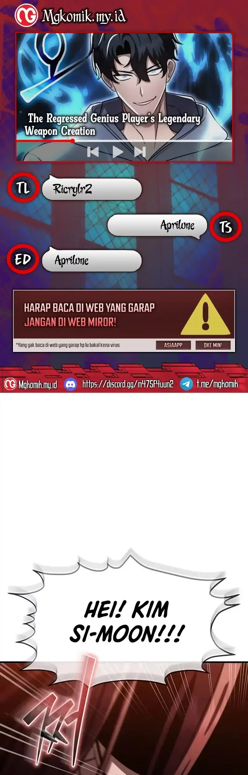 Komik The Regressed Genius Player’s Legendary Weapon Creation Chapter 60 gambar nomor 1