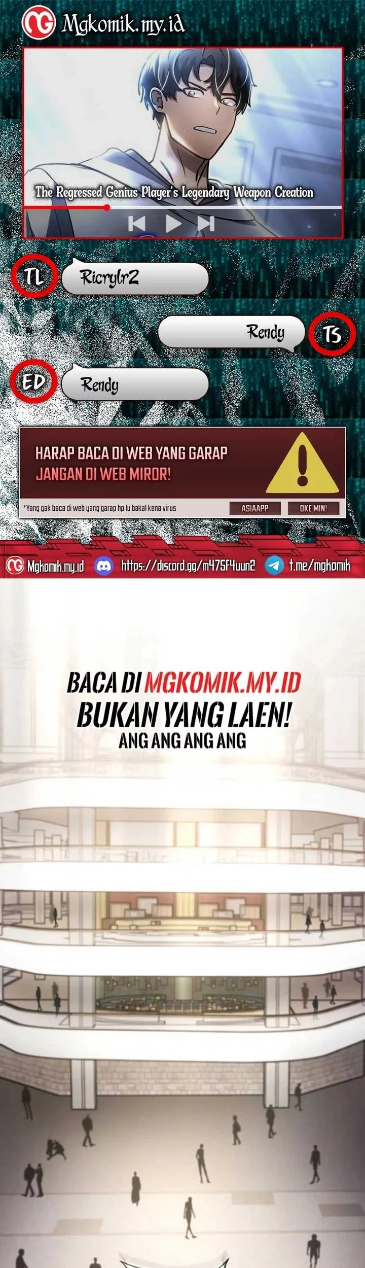 Komik The Regressed Genius Player’s Legendary Weapon Creation Chapter 62 gambar nomor 1