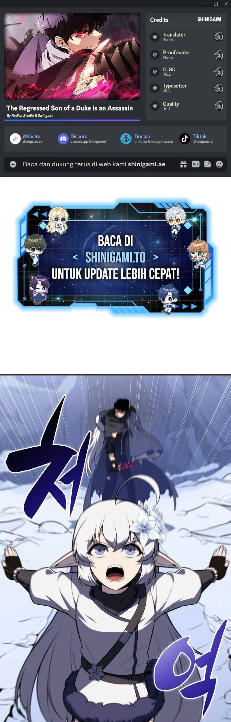 Manhwa The Regressed Son Of A Duke Is An Assassin Chapter 101 gambar nomor 2