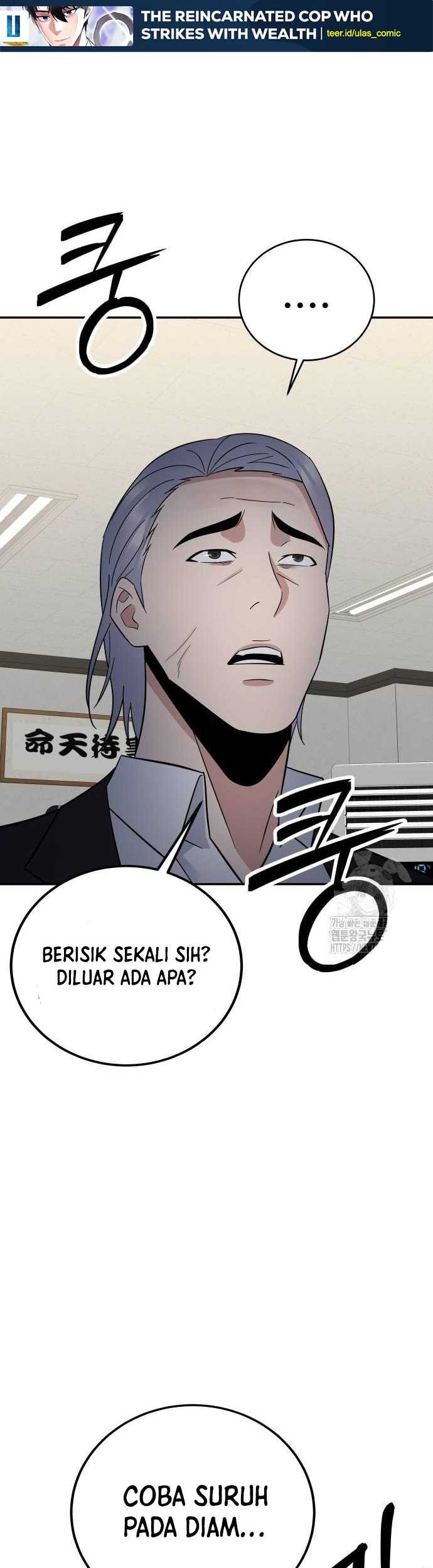 Manhwa The Reincarnated Cop Who Strikes With Wealth Chapter 48 gambar nomor 2