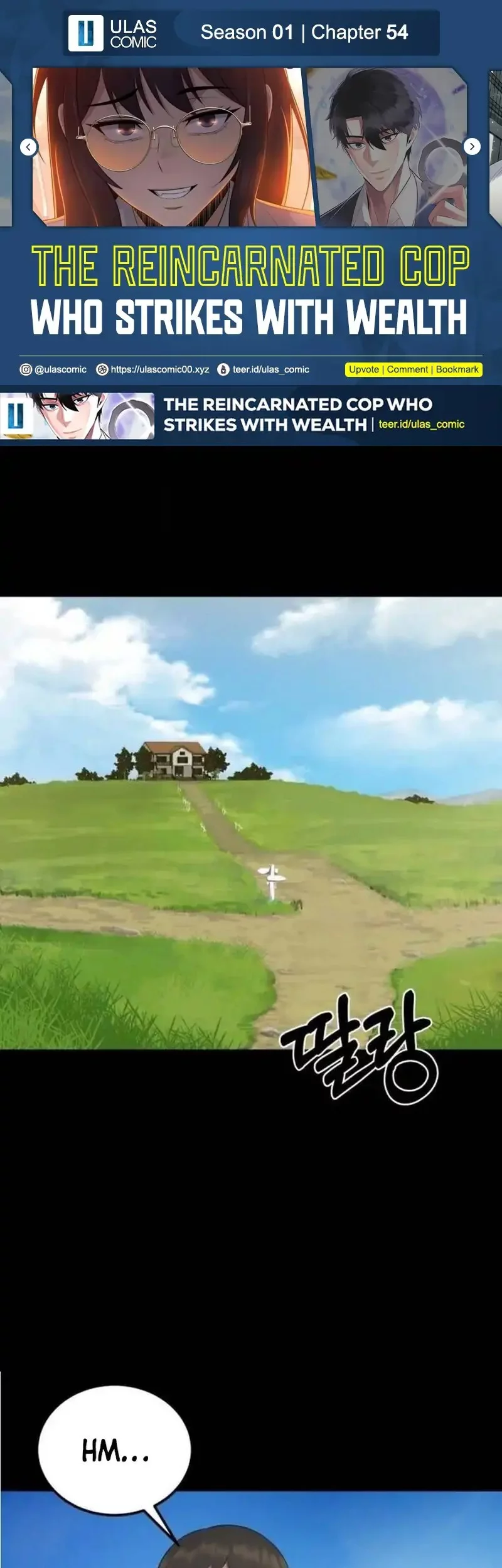 Komik The Reincarnated Cop Who Strikes With Wealth Chapter 54 gambar nomor 1