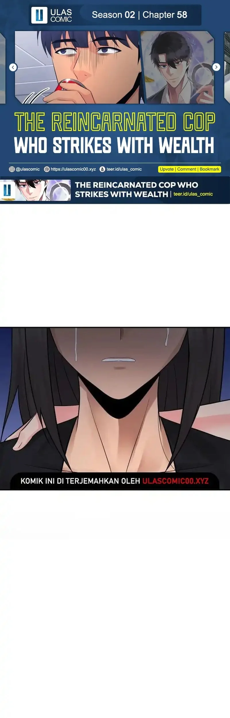 Komik The Reincarnated Cop Who Strikes With Wealth Chapter 58 gambar nomor 1