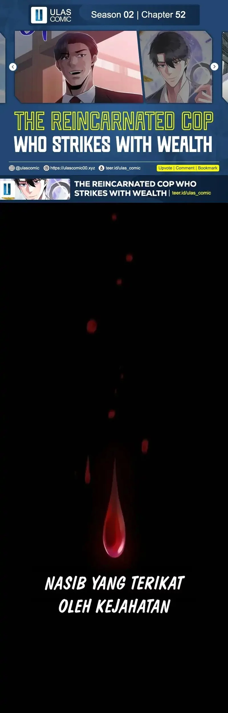 Komik The Reincarnated Cop Who Strikes With Wealth Chapter 52 gambar nomor 1