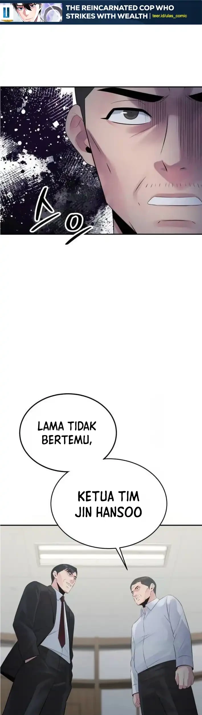 Manhwa The Reincarnated Cop Who Strikes With Wealth Chapter 53 gambar nomor 2