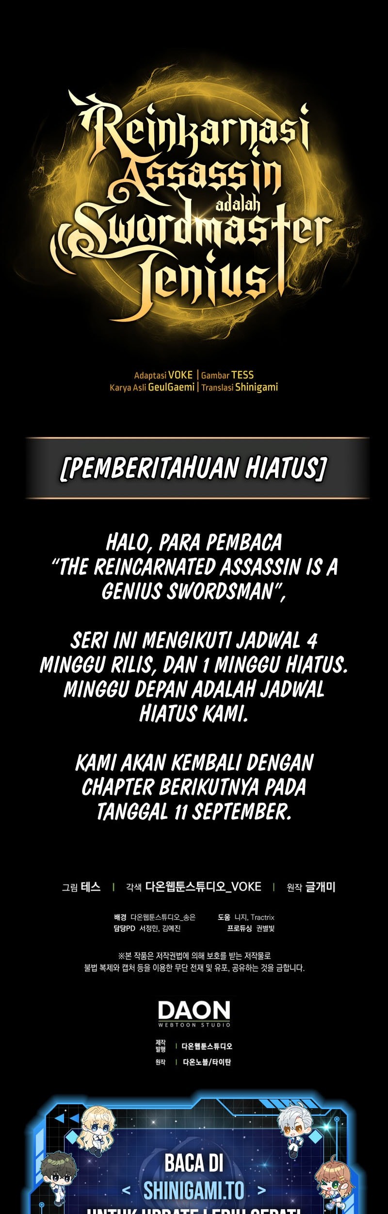 The Reincarnated Assassin is a Genius Swordsman Chapter 76 Gambar 67