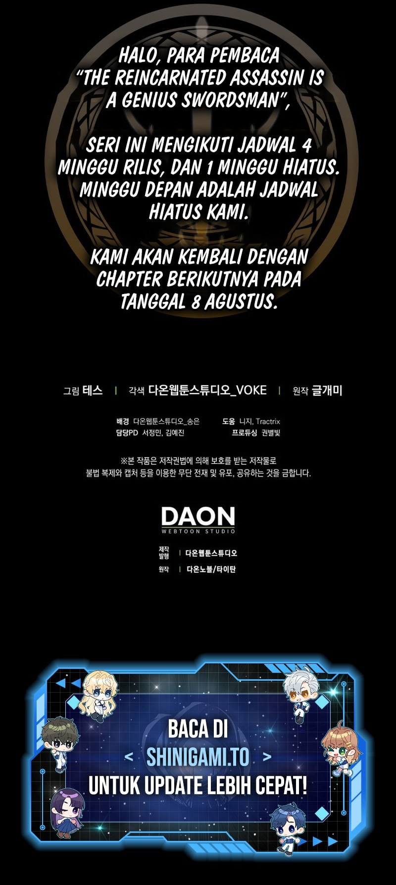 The Reincarnated Assassin is a Genius Swordsman Chapter 72 Gambar 91