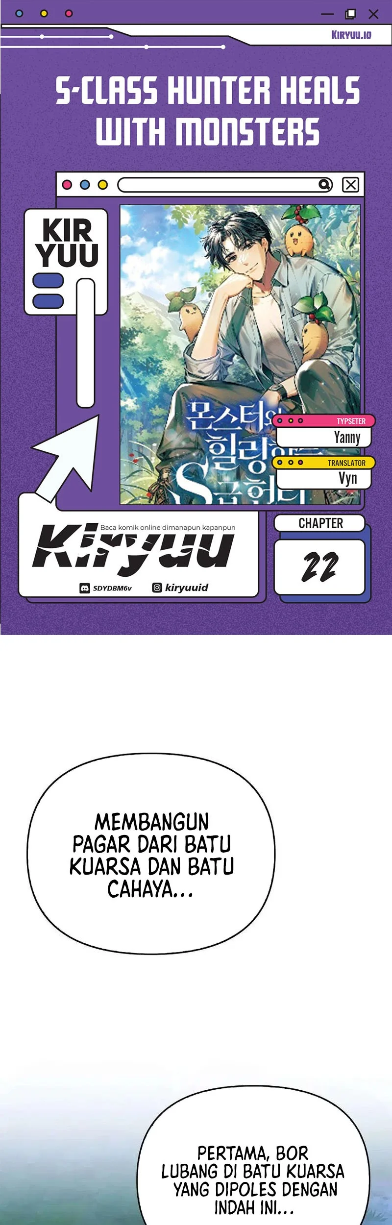 Komik The S-Class Hunter Who Heals Monsters Chapter 22 gambar nomor 1