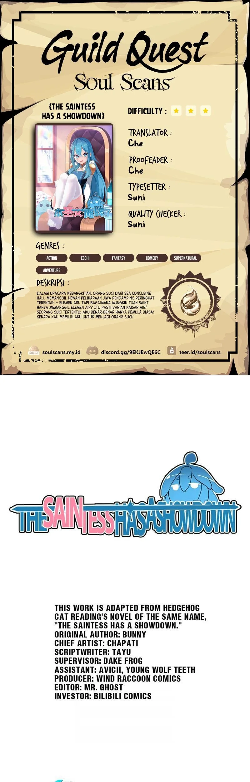 Komik The Saintess Has a Showdown Chapter 5 gambar nomor 1