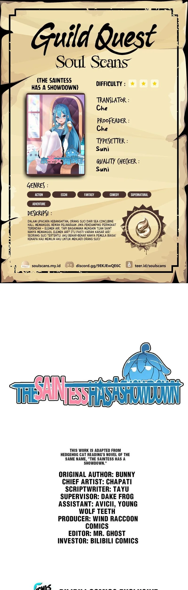 Komik The Saintess Has a Showdown Chapter 6 gambar nomor 1