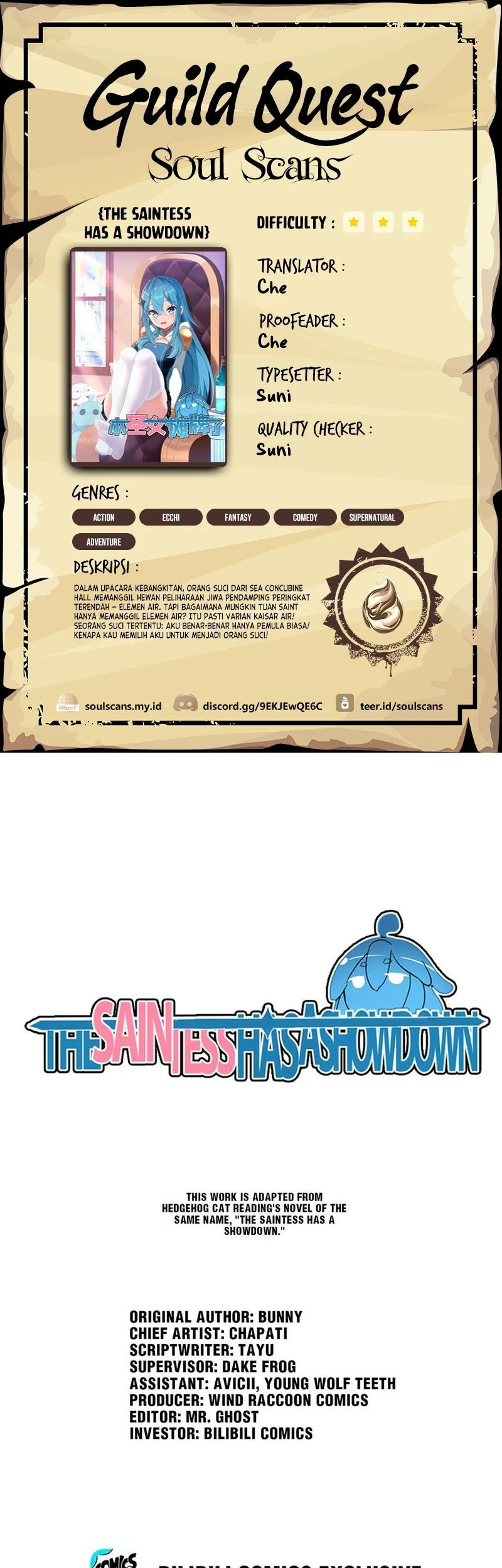 Komik The Saintess Has a Showdown Chapter 7 gambar nomor 1