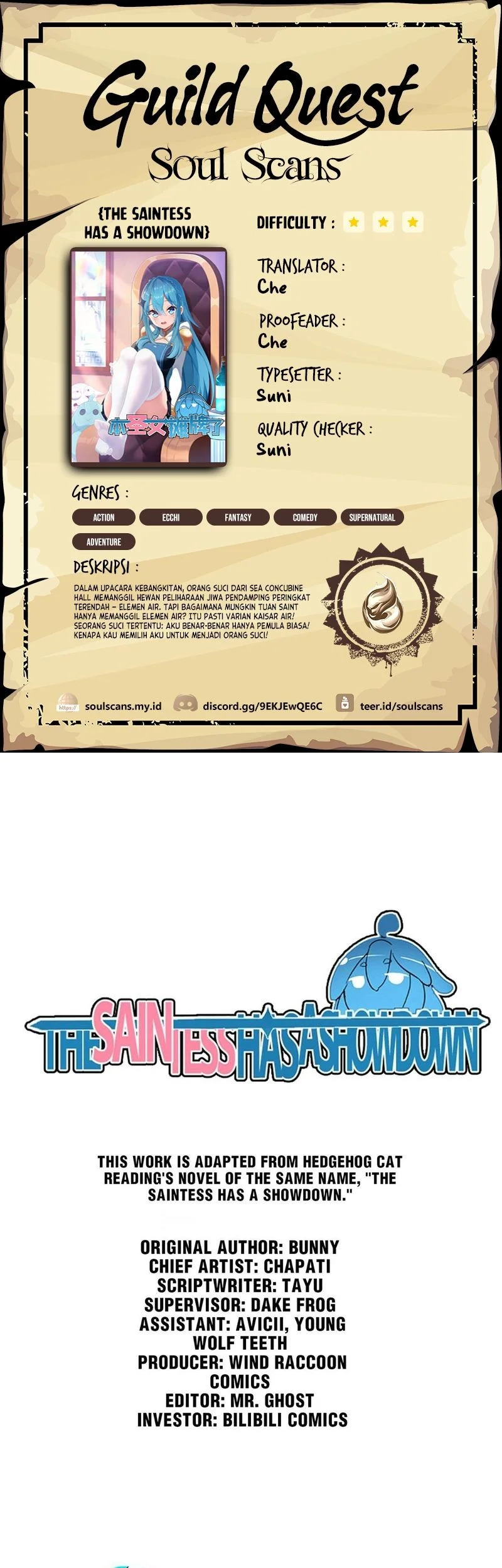 Komik The Saintess Has a Showdown Chapter 8 gambar nomor 1