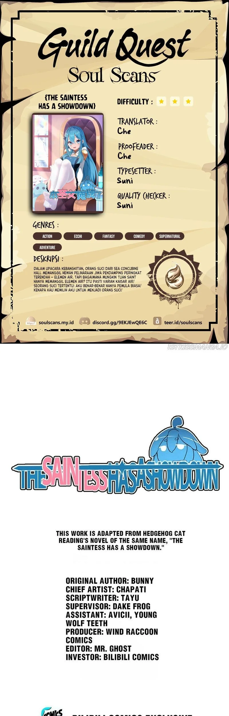 Komik The Saintess Has a Showdown Chapter 9 gambar nomor 1