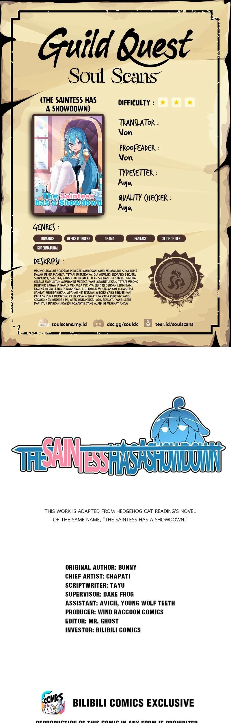 Komik The Saintess Has a Showdown Chapter 13 gambar nomor 1