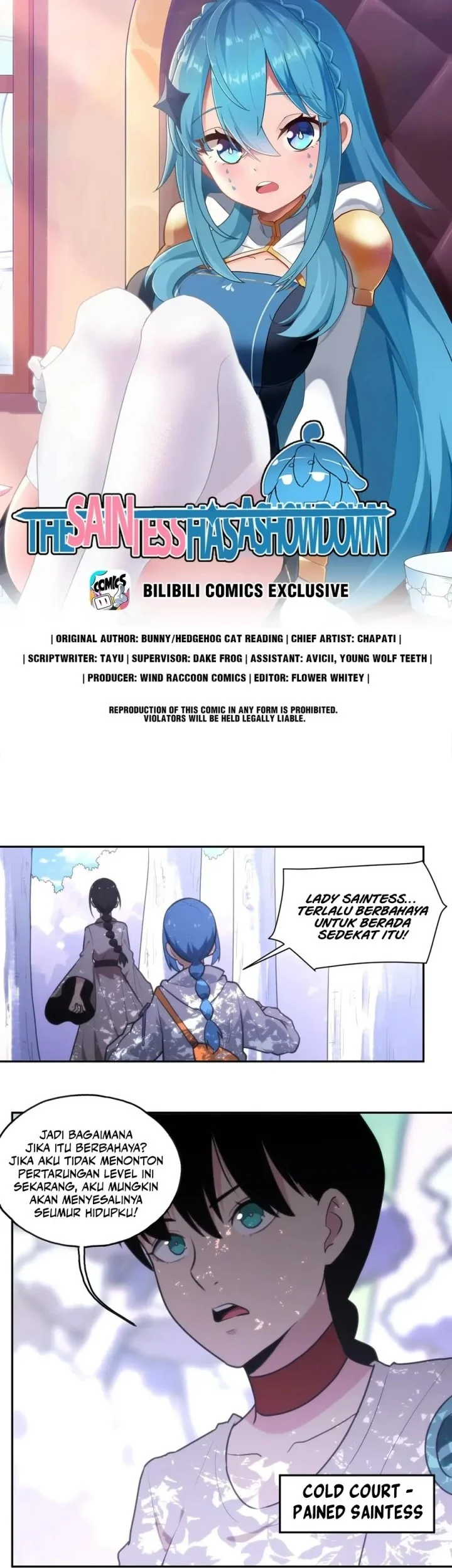 Manhua The Saintess Has a Showdown Chapter 157 gambar nomor 2