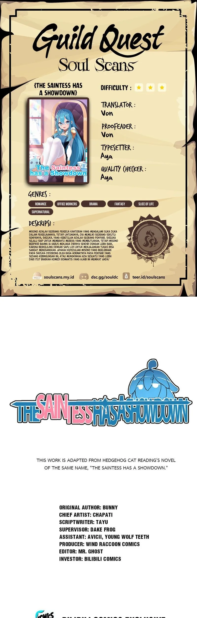 Komik The Saintess Has a Showdown Chapter 16 gambar nomor 1