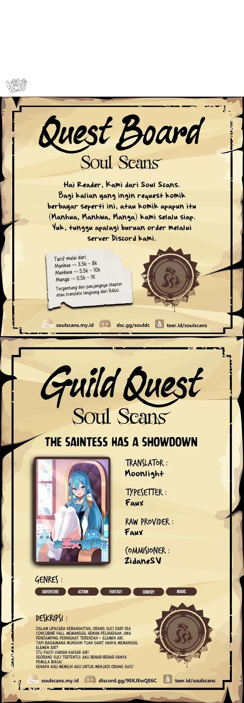 The Saintess Has a Showdown Chapter 165 Gambar 29