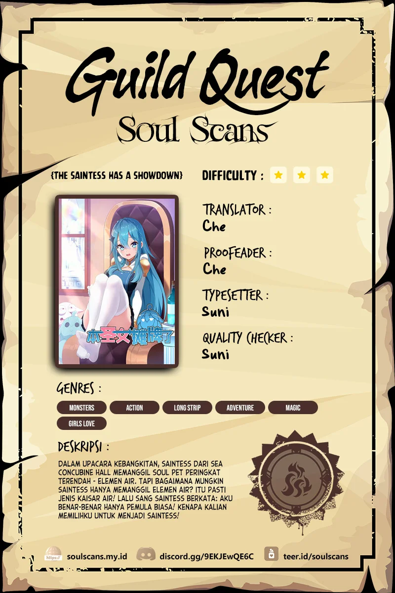 Komik The Saintess Has a Showdown Chapter 34 gambar nomor 1