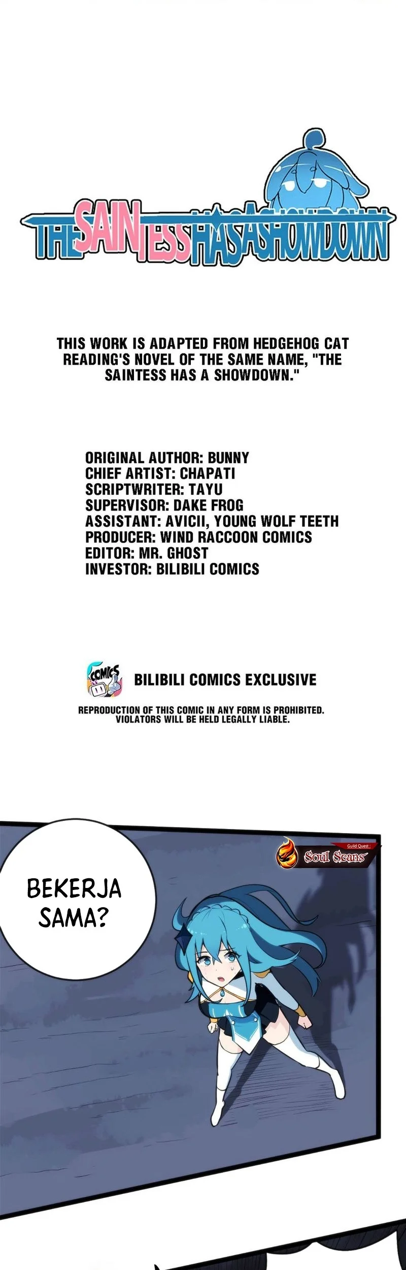 Manhua The Saintess Has a Showdown Chapter 34 gambar nomor 2