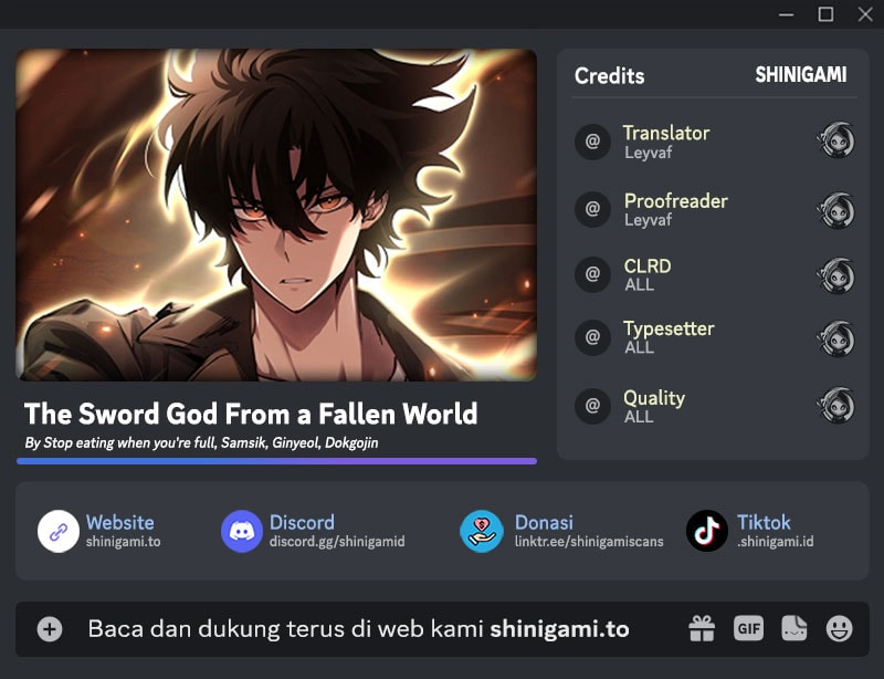 Komik The Sword God From A Fallen World Chapter 14 gambar nomor 1