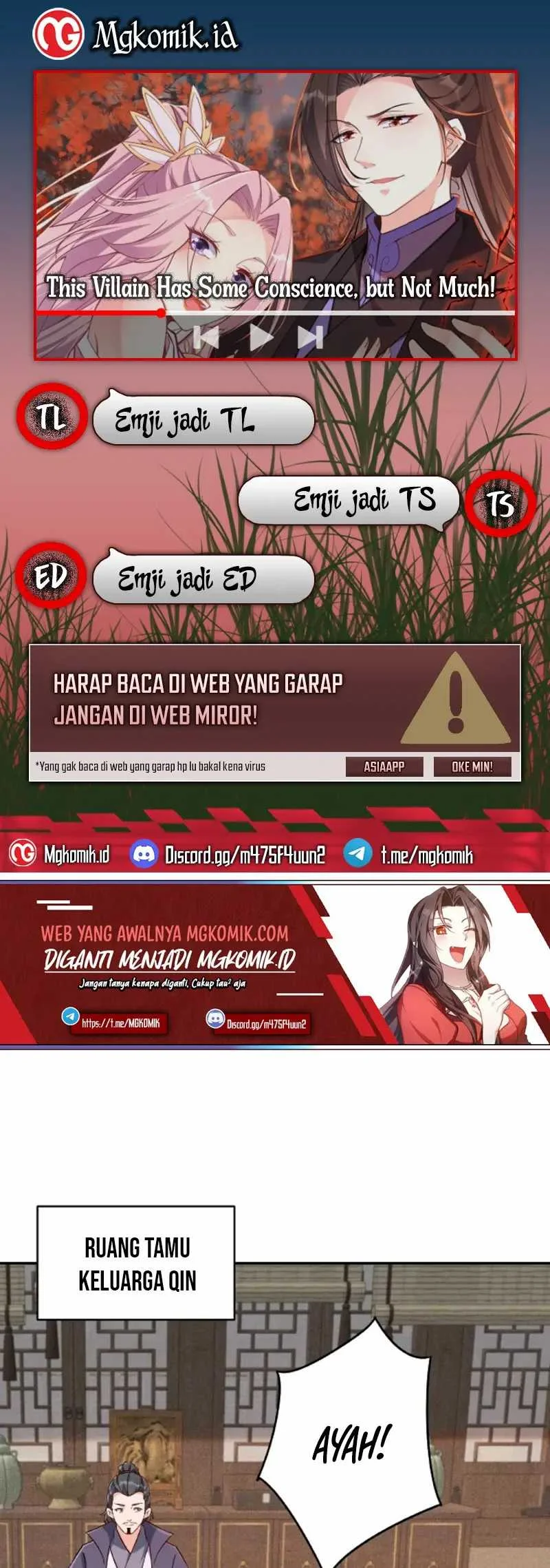 Komik This Villain Has Some Conscience, but Not Much! Chapter 17 gambar nomor 1