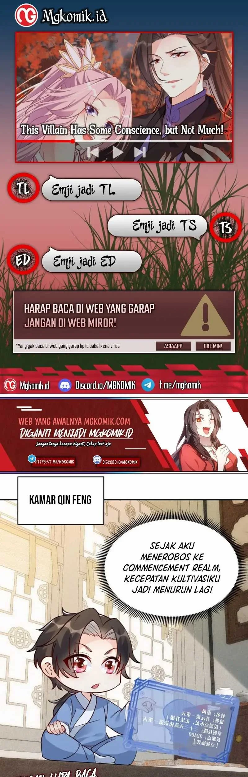 Komik This Villain Has Some Conscience, but Not Much! Chapter 8 gambar nomor 1