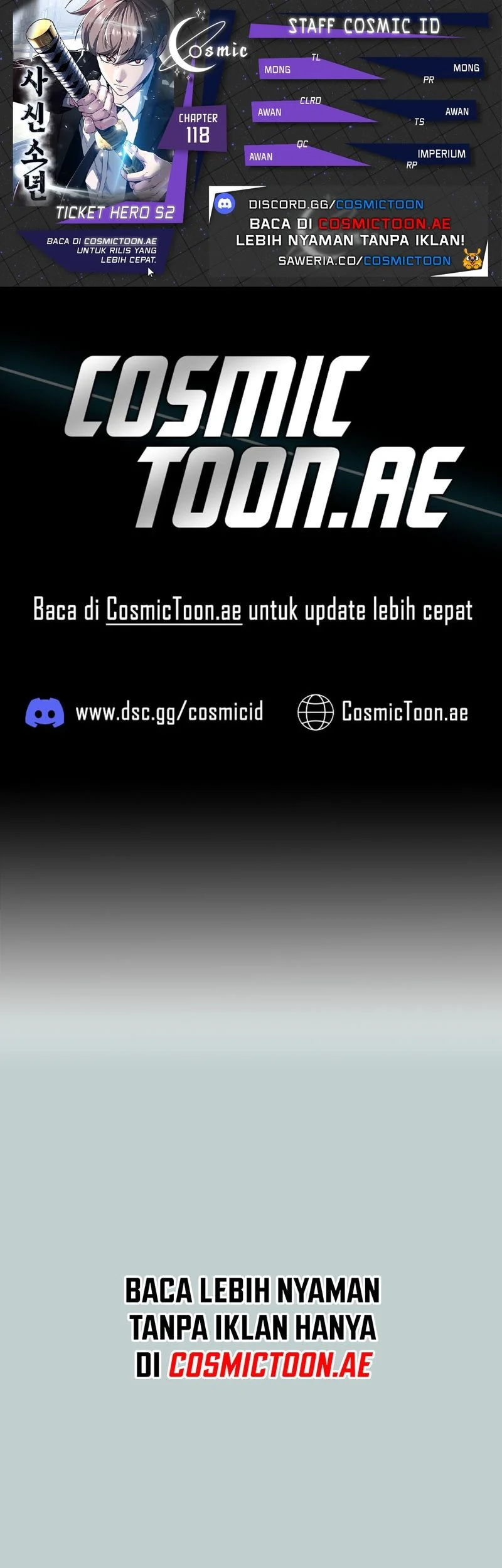 Komik Ticket Hero S2 Chapter 118 gambar nomor 1