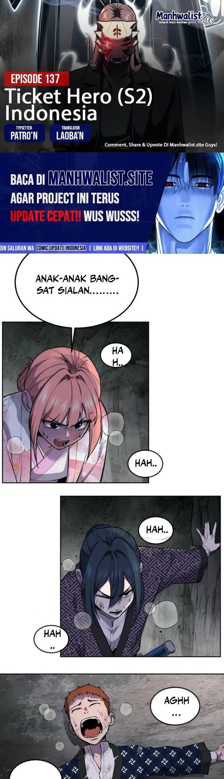 Komik Ticket Hero S2 Chapter 137 gambar nomor 1