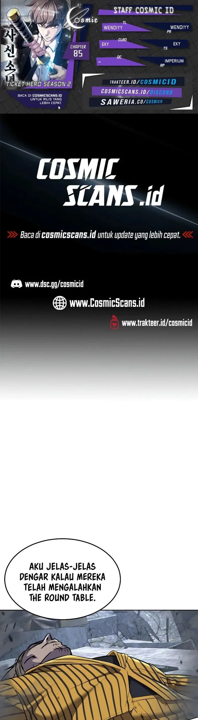 Komik Ticket Hero S2 Chapter 85 gambar nomor 1