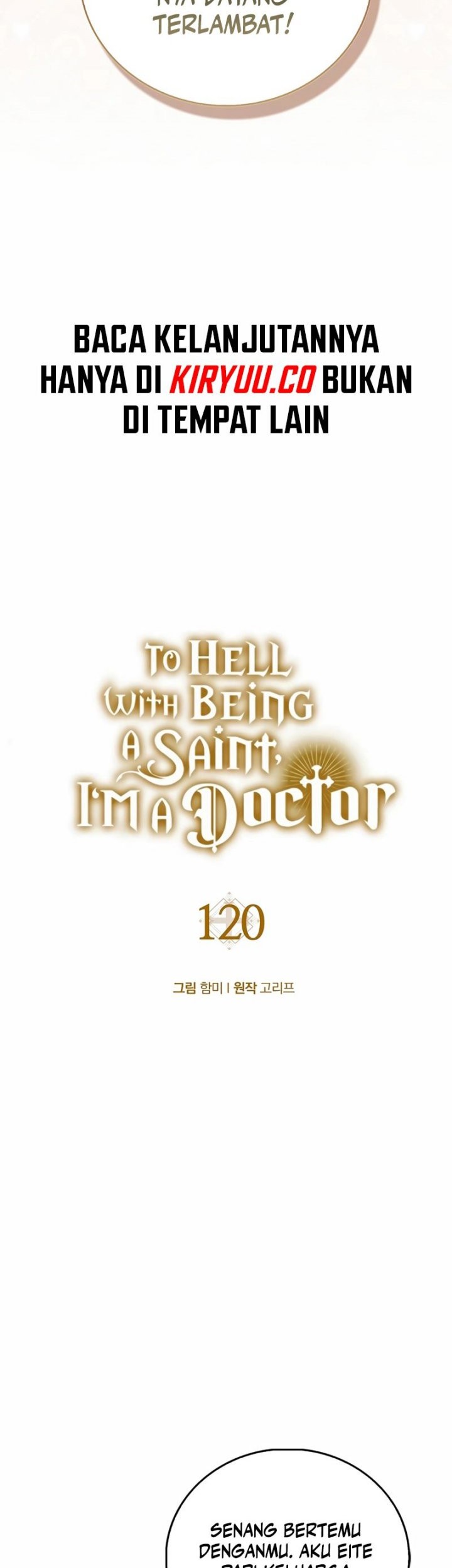 To Hell With Being a Saint, I’m a Doctor Chapter 120 Gambar 9