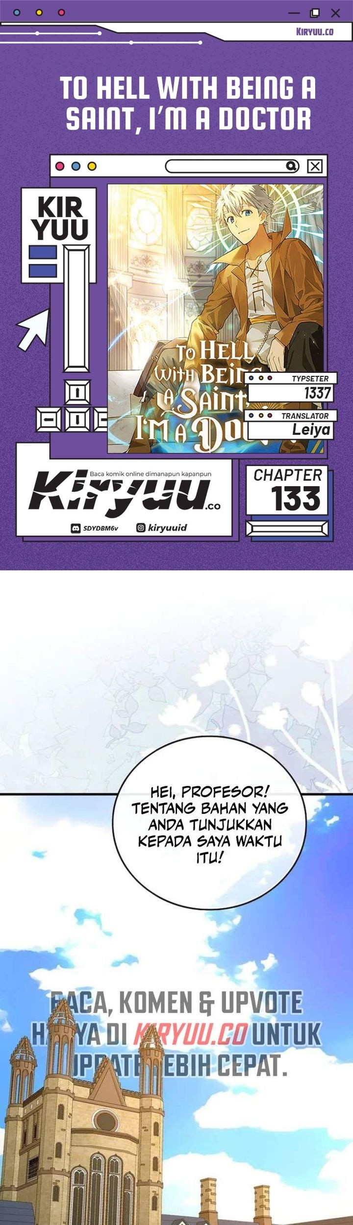 Komik To Hell With Being a Saint, I’m a Doctor Chapter 133 gambar nomor 1