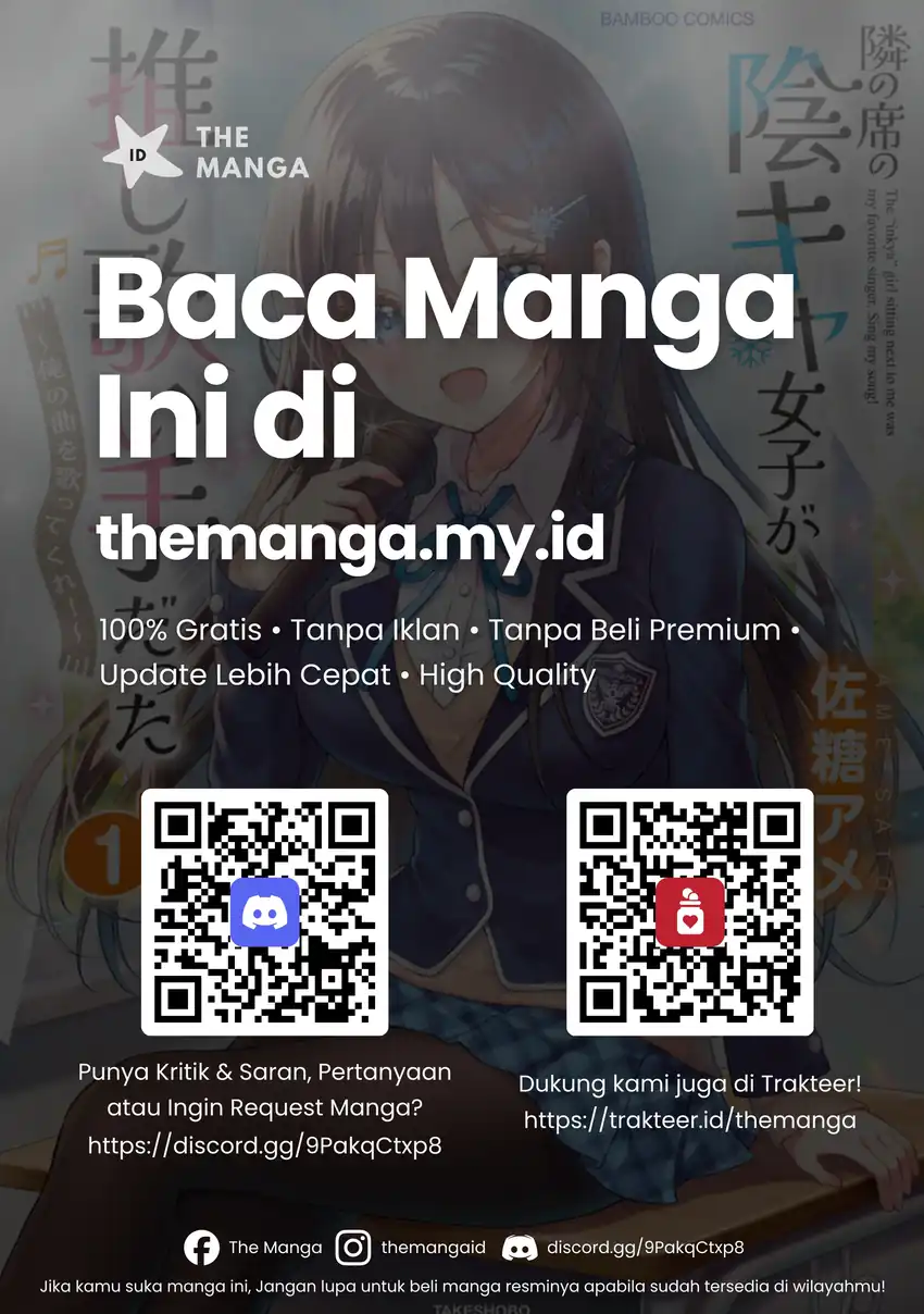 Tonari no Seki no Inkya Joshi ga Oshi Utaite Datta – Ore no Kyoku wo Uttatekure! Chapter 15 Gambar 30