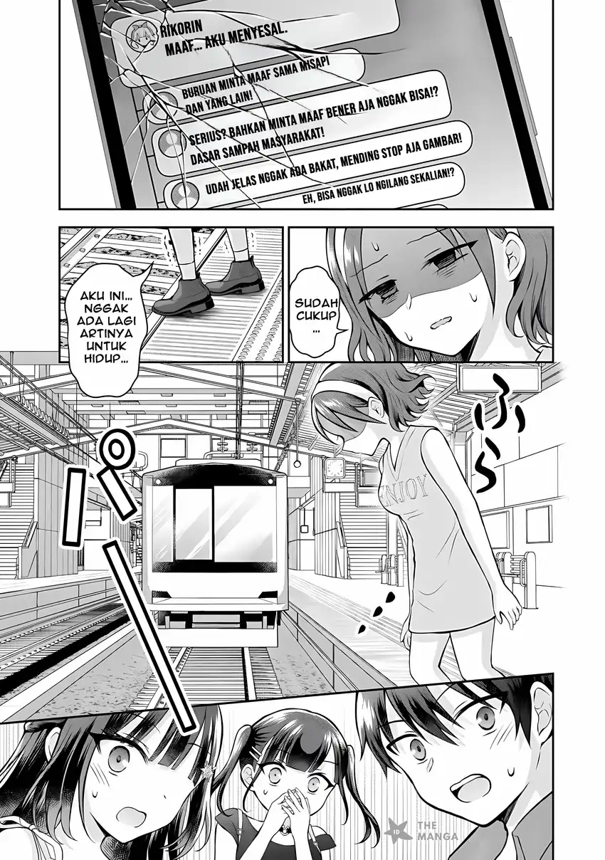 Manga Tonari no Seki no Inkya Joshi ga Oshi Utaite Datta – Ore no Kyoku wo Uttatekure! Chapter 13.2 gambar nomor 2