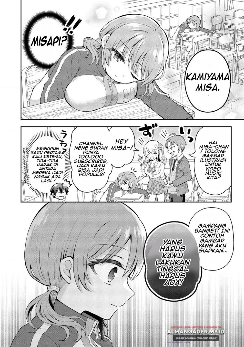 Tonari no Seki no Inkya Joshi ga Oshi Utaite Datta – Ore no Kyoku wo Uttatekure! Chapter 7 Gambar 16