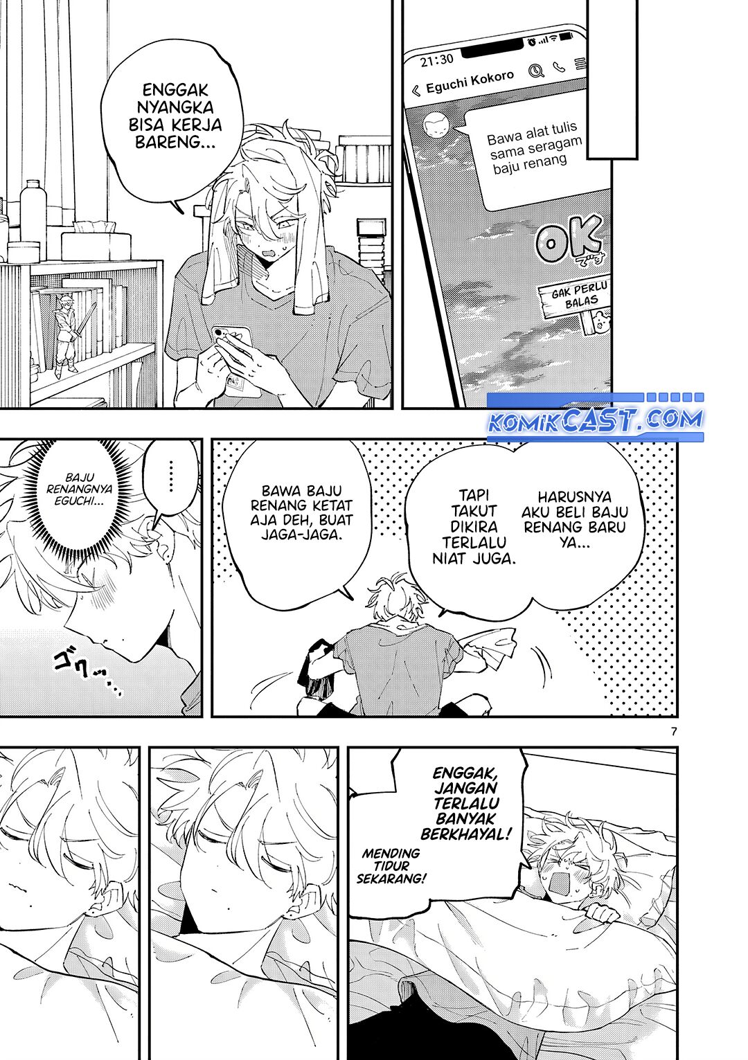 Tonari no Seki no Yatsu ga Souiu Me de Mitekuru Chapter 52 Gambar 8