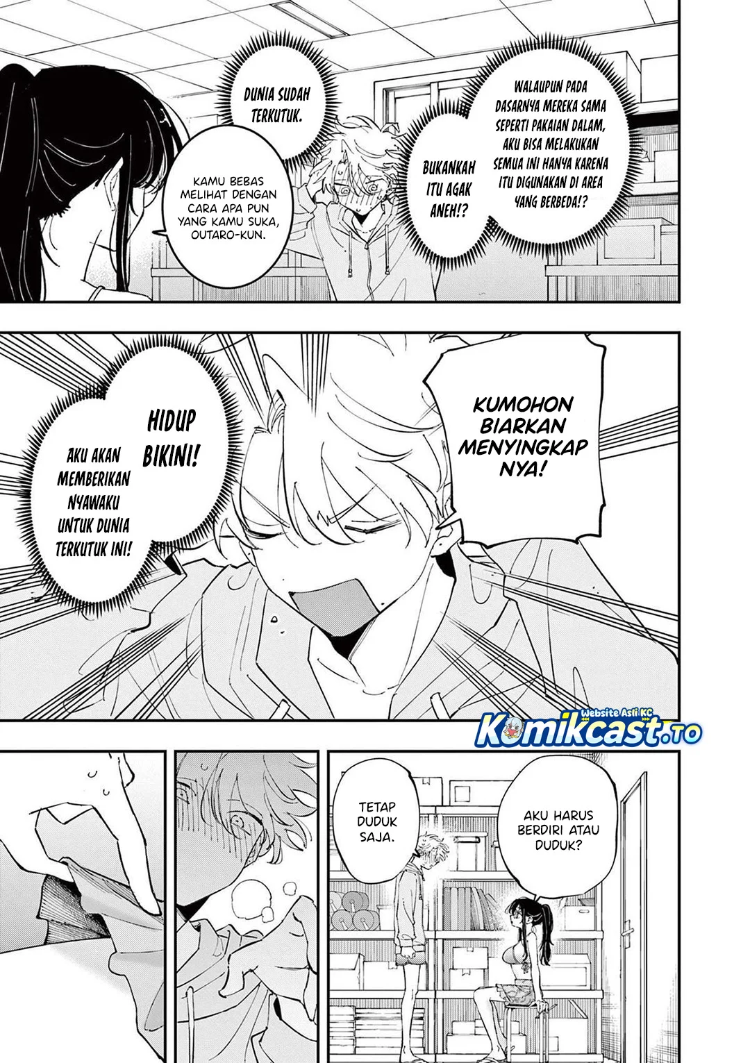 Tonari no Seki no Yatsu ga Souiu Me de Mitekuru Chapter 71 Gambar 4