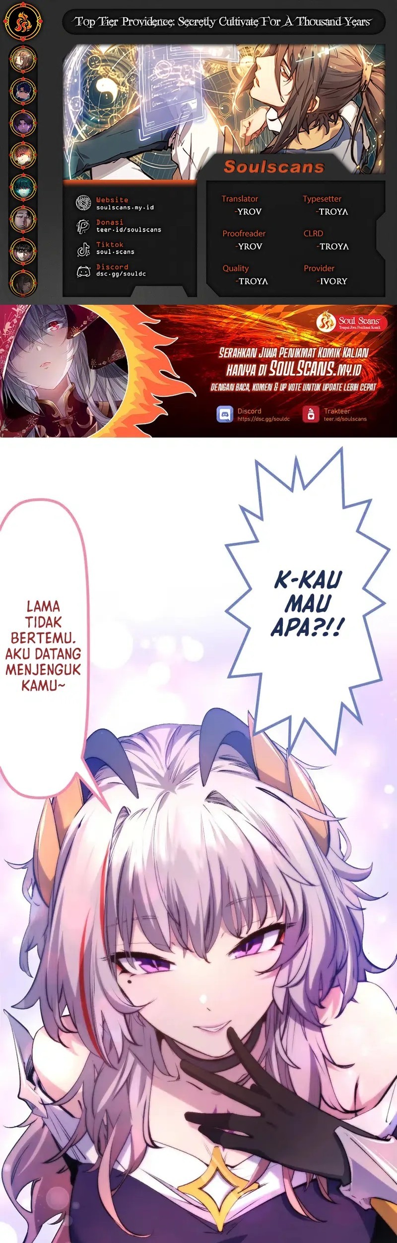 Komik Top Tier Providence: Secretly Cultivate for a Thousand Years Chapter 225 gambar nomor 1