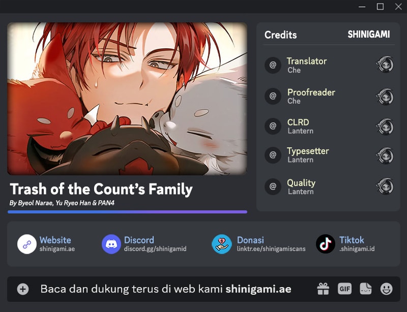 Komik Trash of the Count’s Family Chapter 150 gambar nomor 1