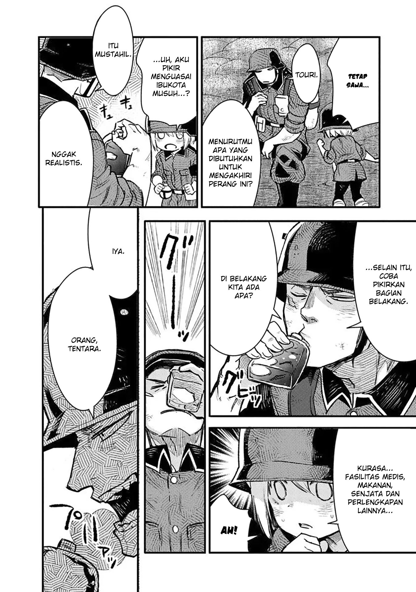 TS Eiseihei-san no Senjou Nikki Chapter 16.1 Gambar 17