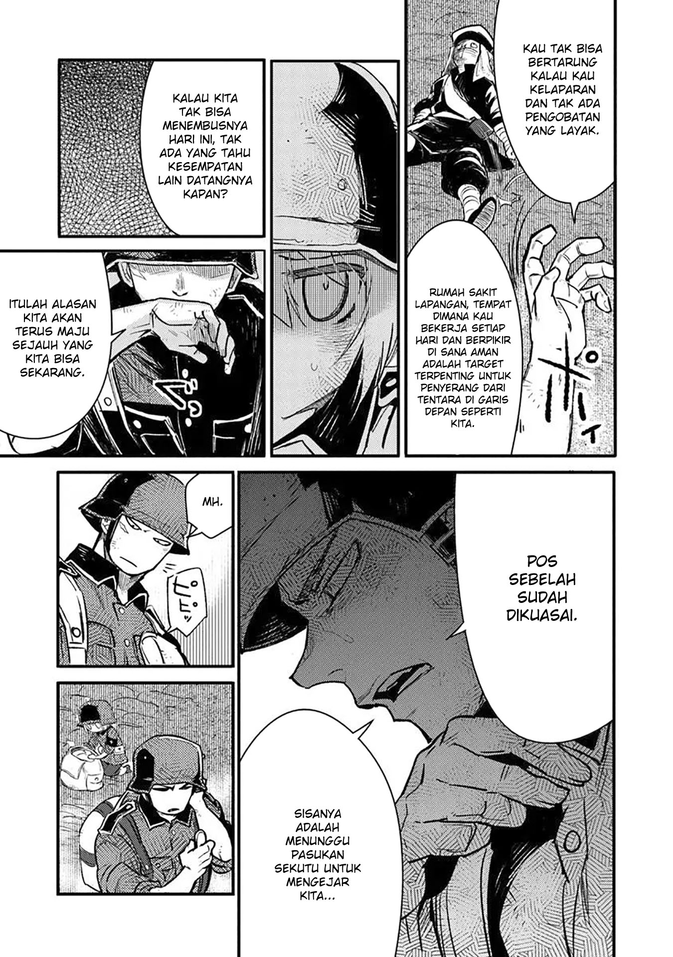 TS Eiseihei-san no Senjou Nikki Chapter 16.1 Gambar 18