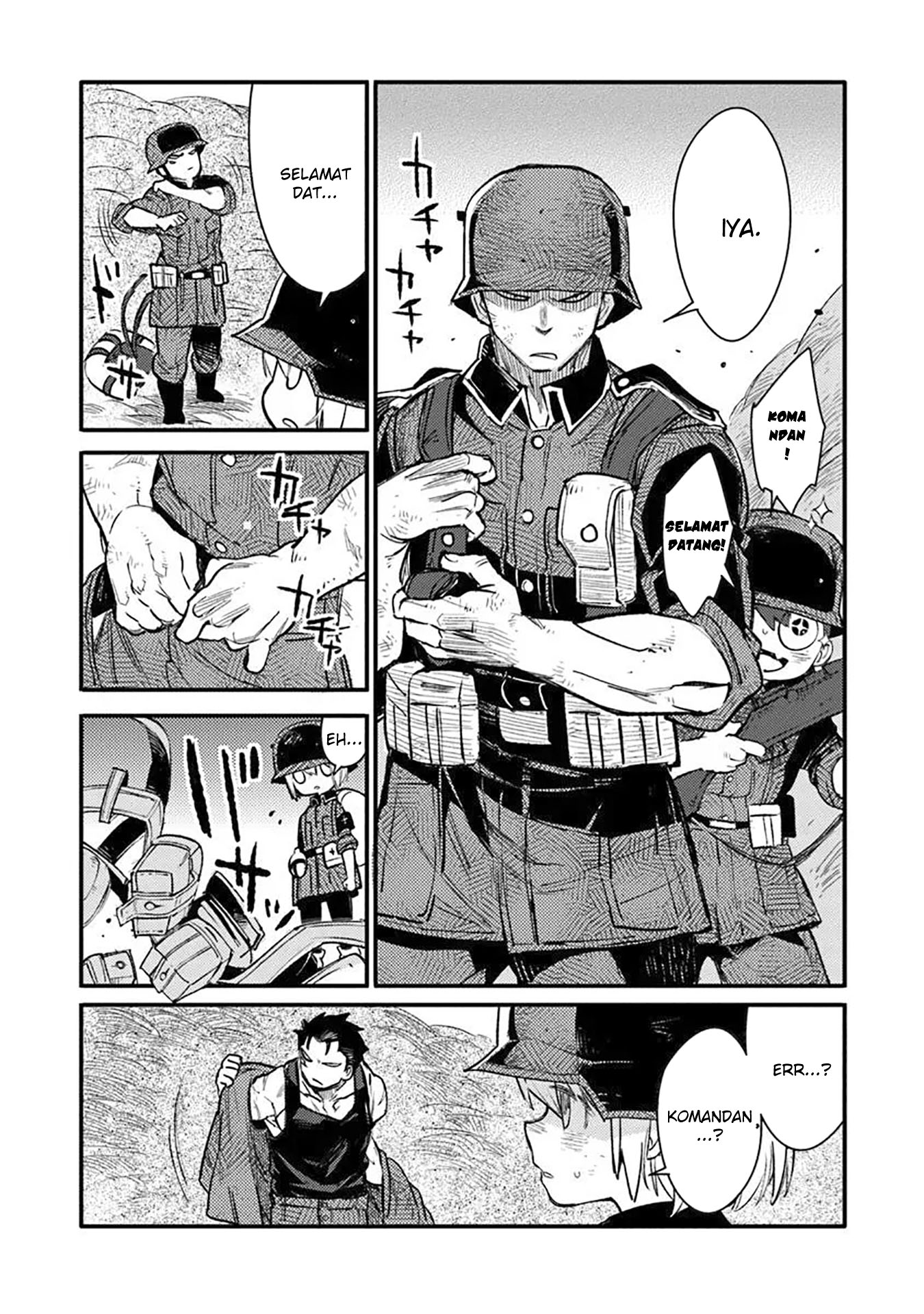 TS Eiseihei-san no Senjou Nikki Chapter 16.1 Gambar 11