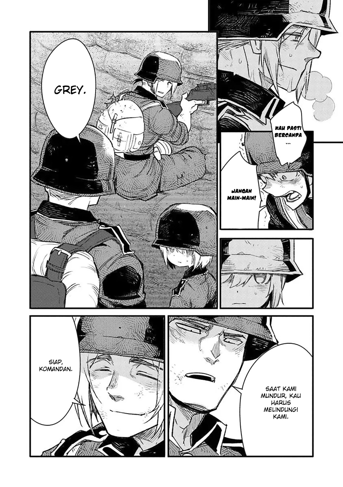 TS Eiseihei-san no Senjou Nikki Chapter 16.1 Gambar 21