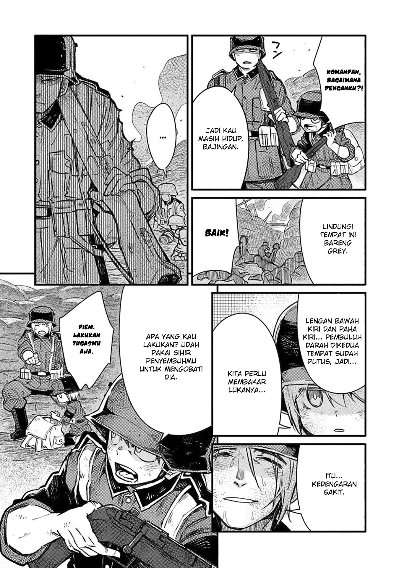 TS Eiseihei-san no Senjou Nikki Chapter 16.1 Gambar 4