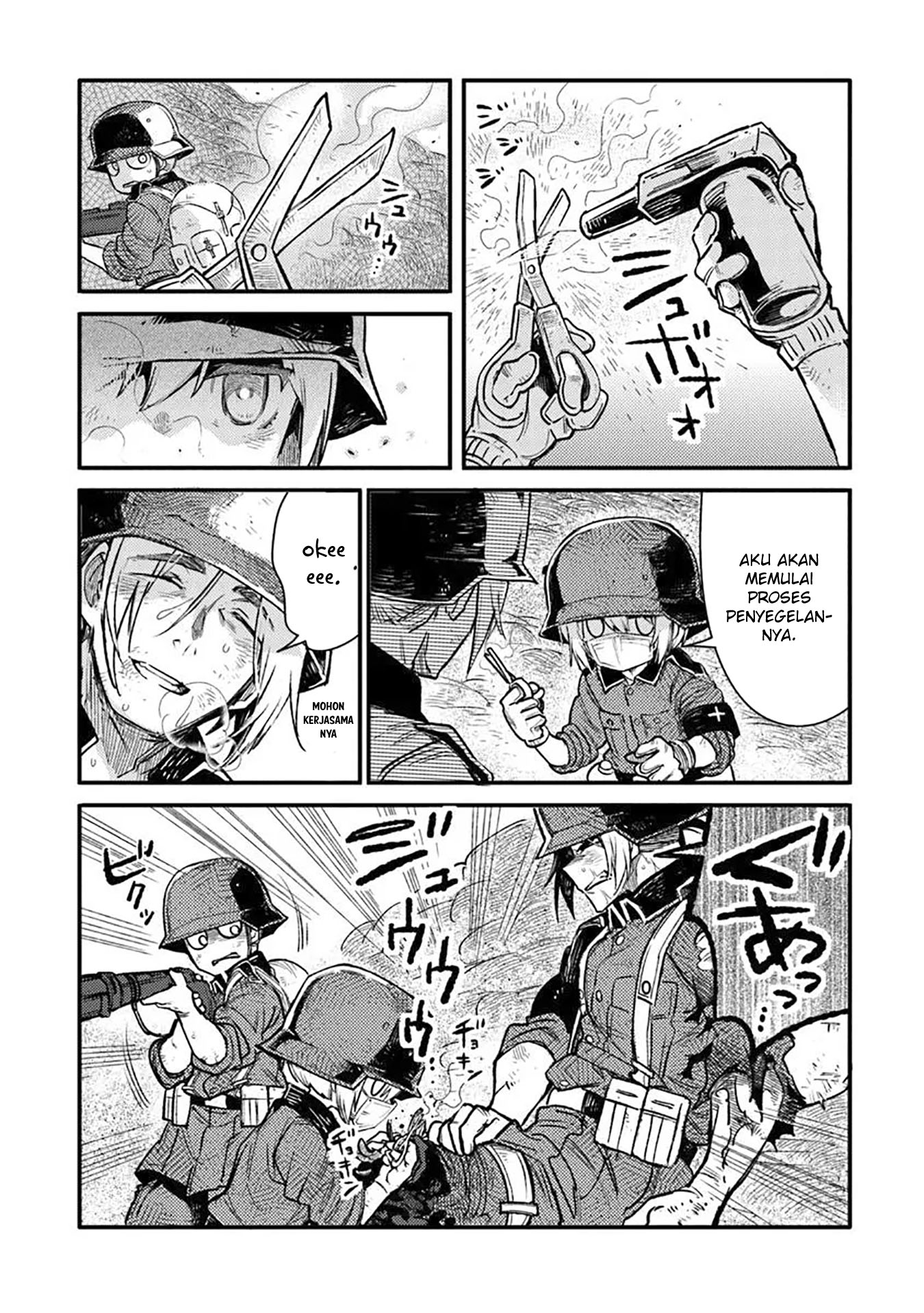 TS Eiseihei-san no Senjou Nikki Chapter 16.1 Gambar 5