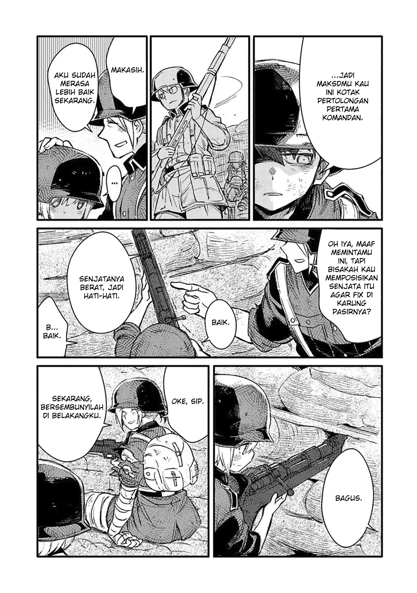 TS Eiseihei-san no Senjou Nikki Chapter 16.1 Gambar 7